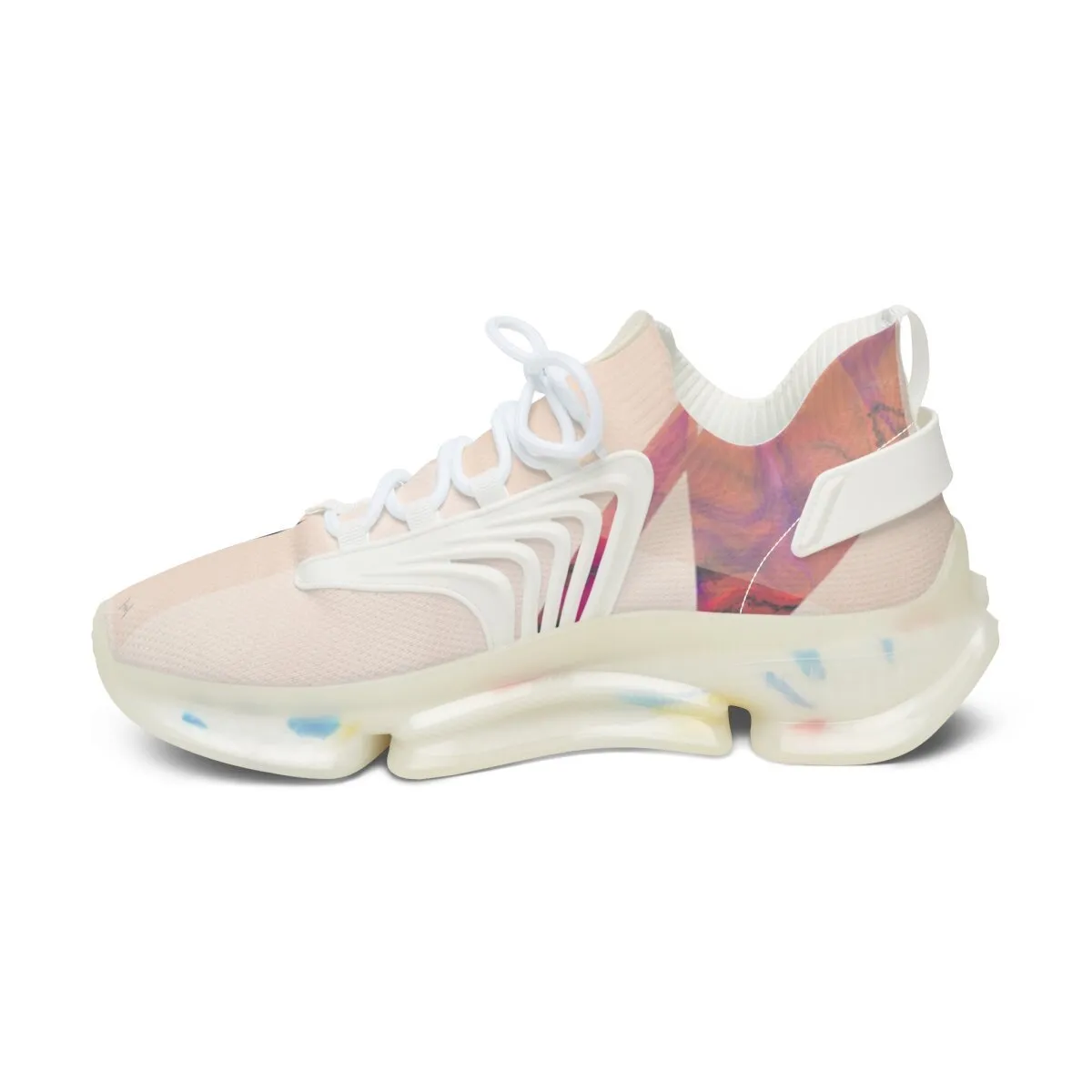 Mango Tango Cream Mesh Sneakers