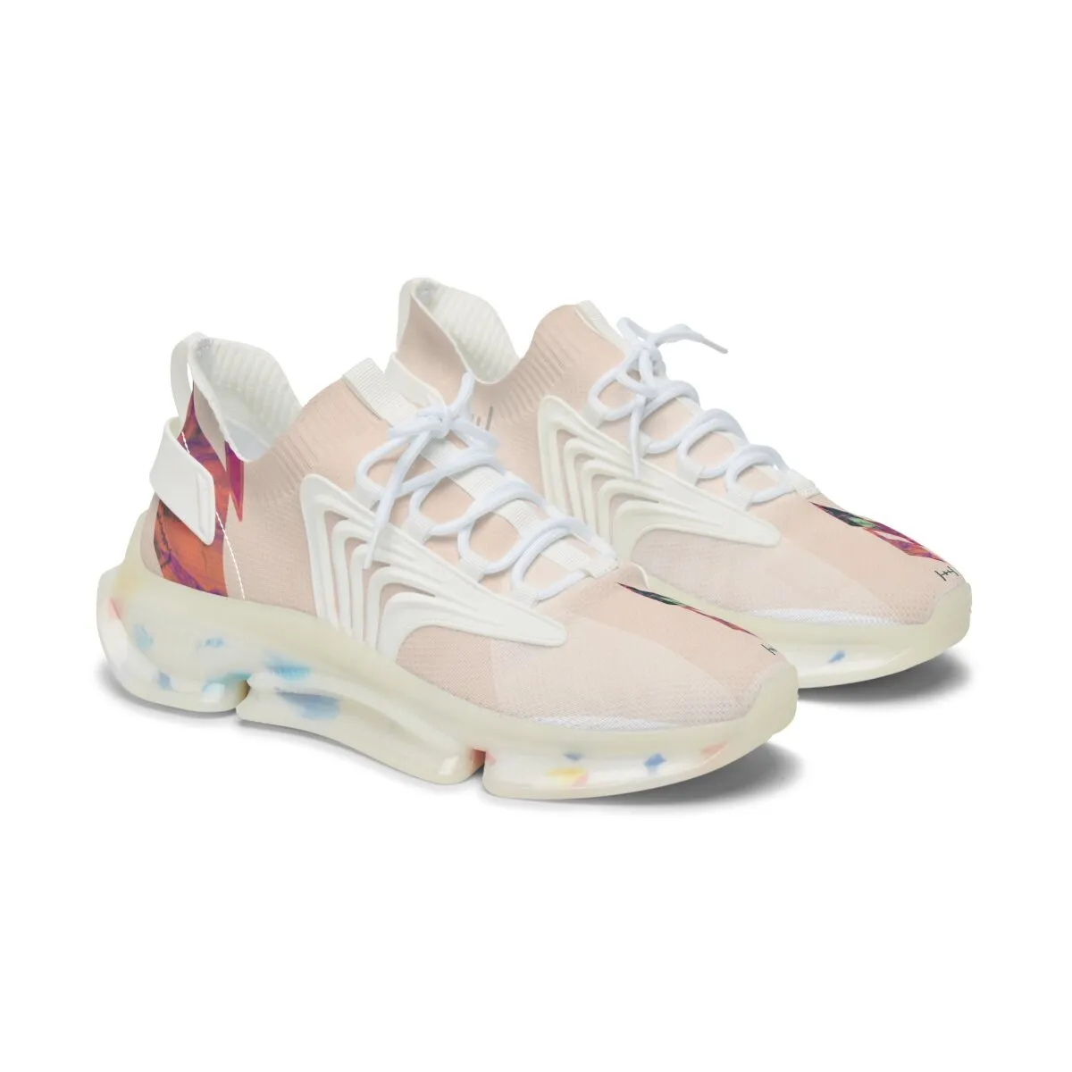Mango Tango Cream Mesh Sneakers