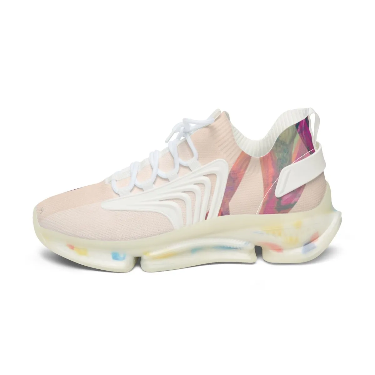 Mango Tango Cream Mesh Sneakers