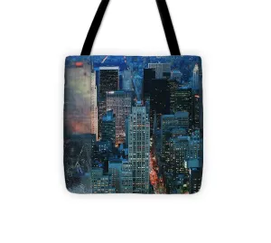 Manhattan At Night - Tote Bag