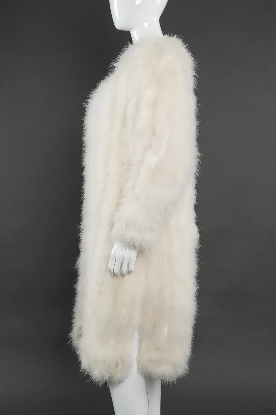 Marabou Feather Coat