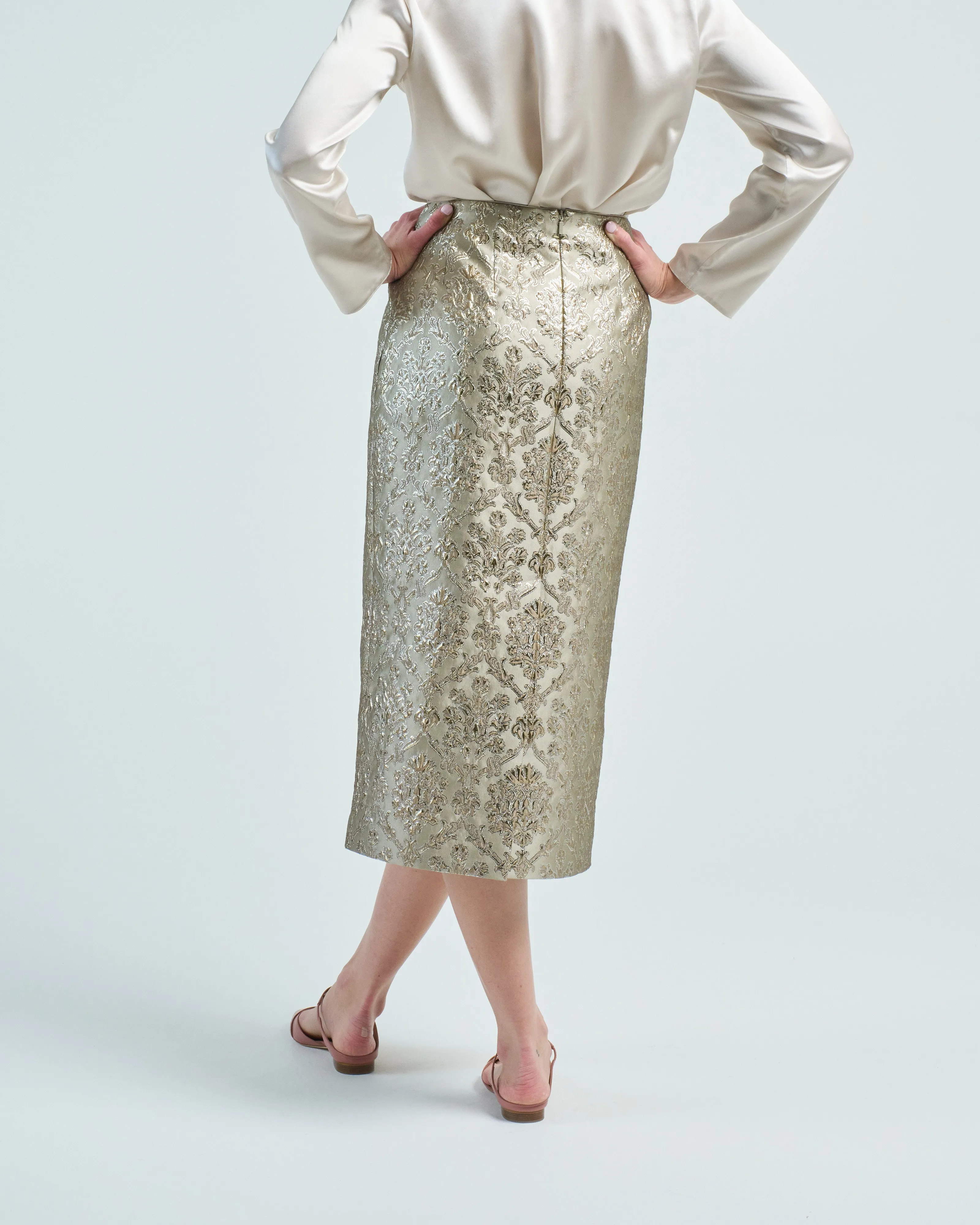 maxi pencil skirt