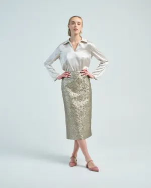 maxi pencil skirt