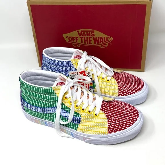 💖MEGA SALE💖VANS PRIDE LGBTQ  Authentic Men’s Sneakers VN0A3WM33WJ Sk8-Mid