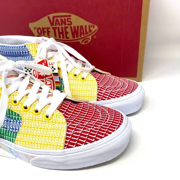 💖MEGA SALE💖VANS PRIDE LGBTQ  Authentic Men’s Sneakers VN0A3WM33WJ Sk8-Mid