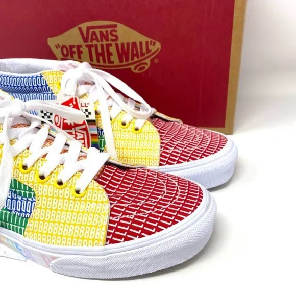 💖MEGA SALE💖VANS PRIDE LGBTQ  Authentic Men’s Sneakers VN0A3WM33WJ Sk8-Mid