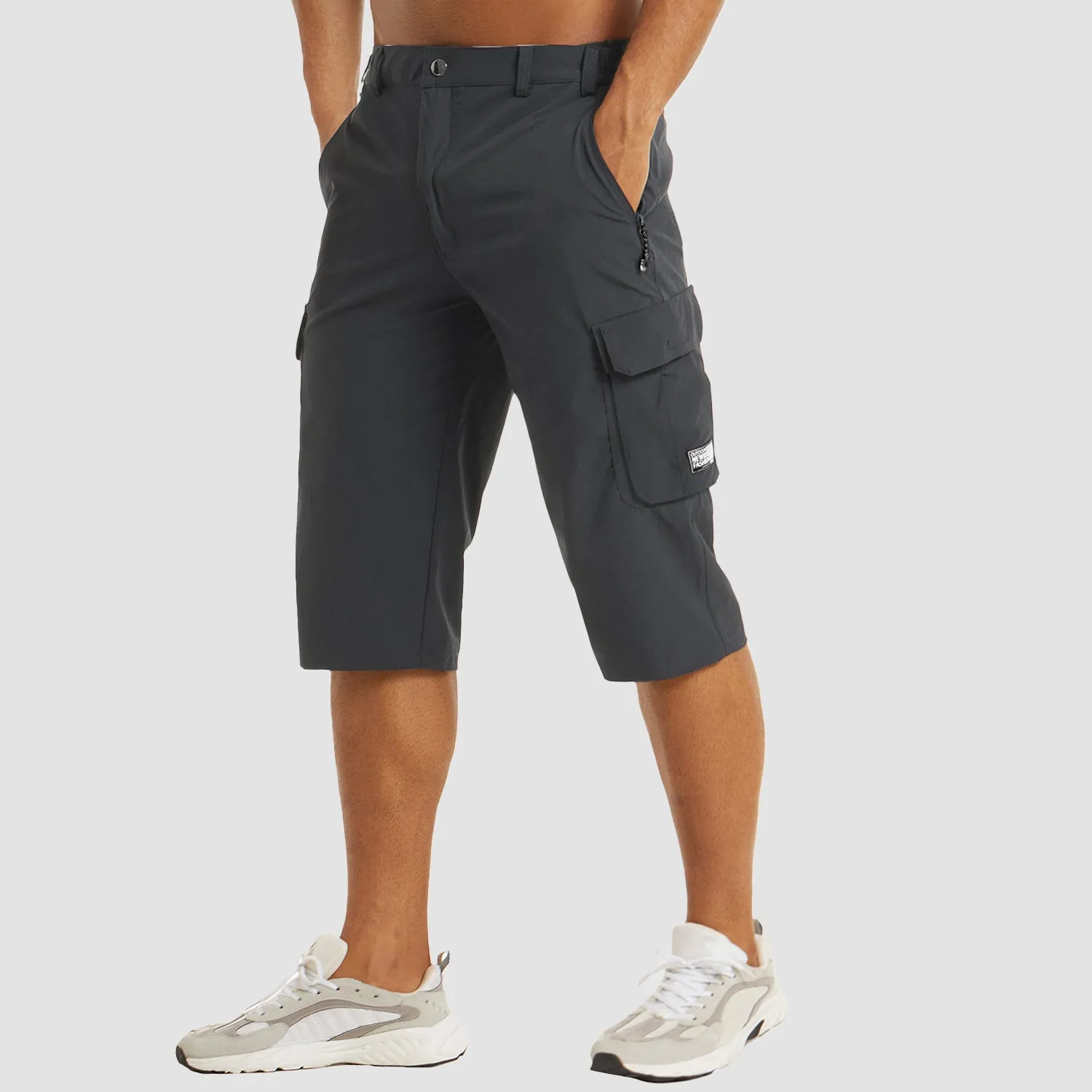 Men's Quick-Drying Cargo Shorts - Breathable Fabric, Multiple Pockets