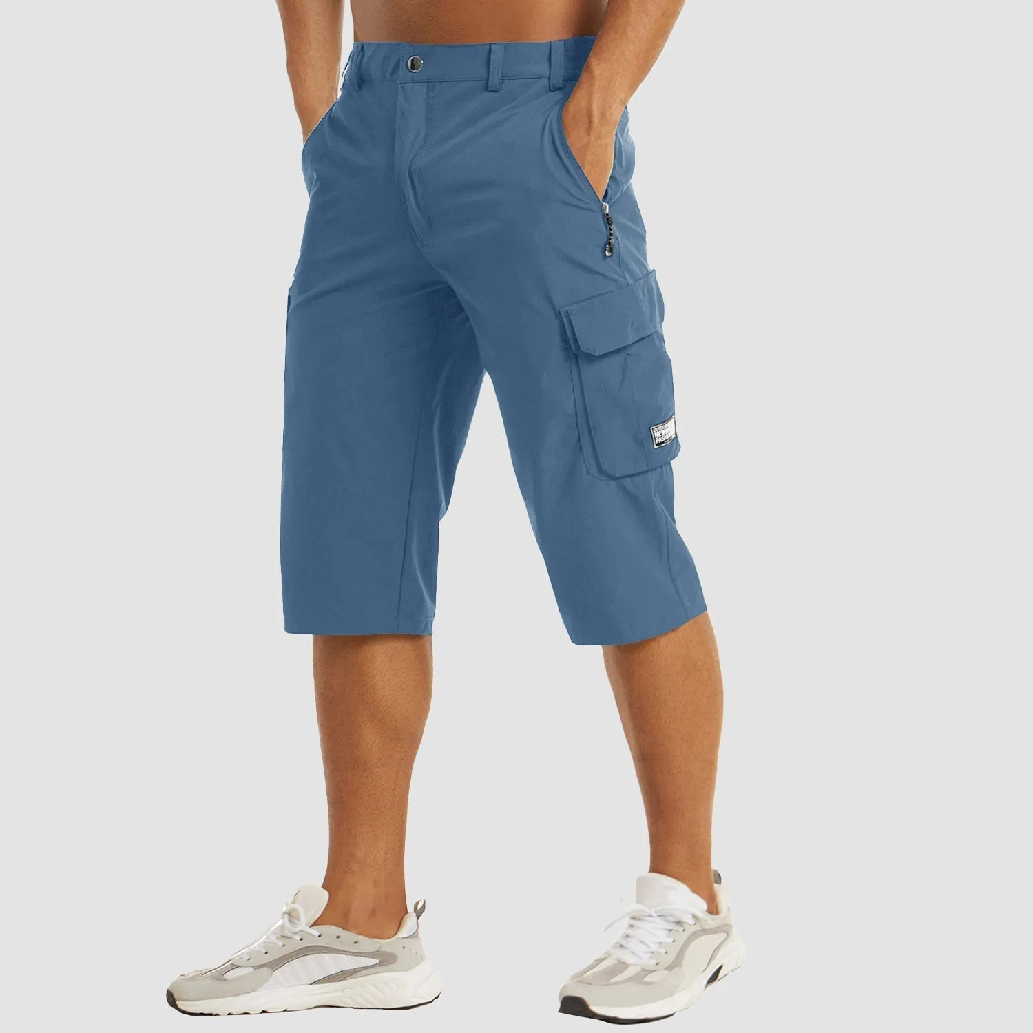Men's Quick-Drying Cargo Shorts - Breathable Fabric, Multiple Pockets
