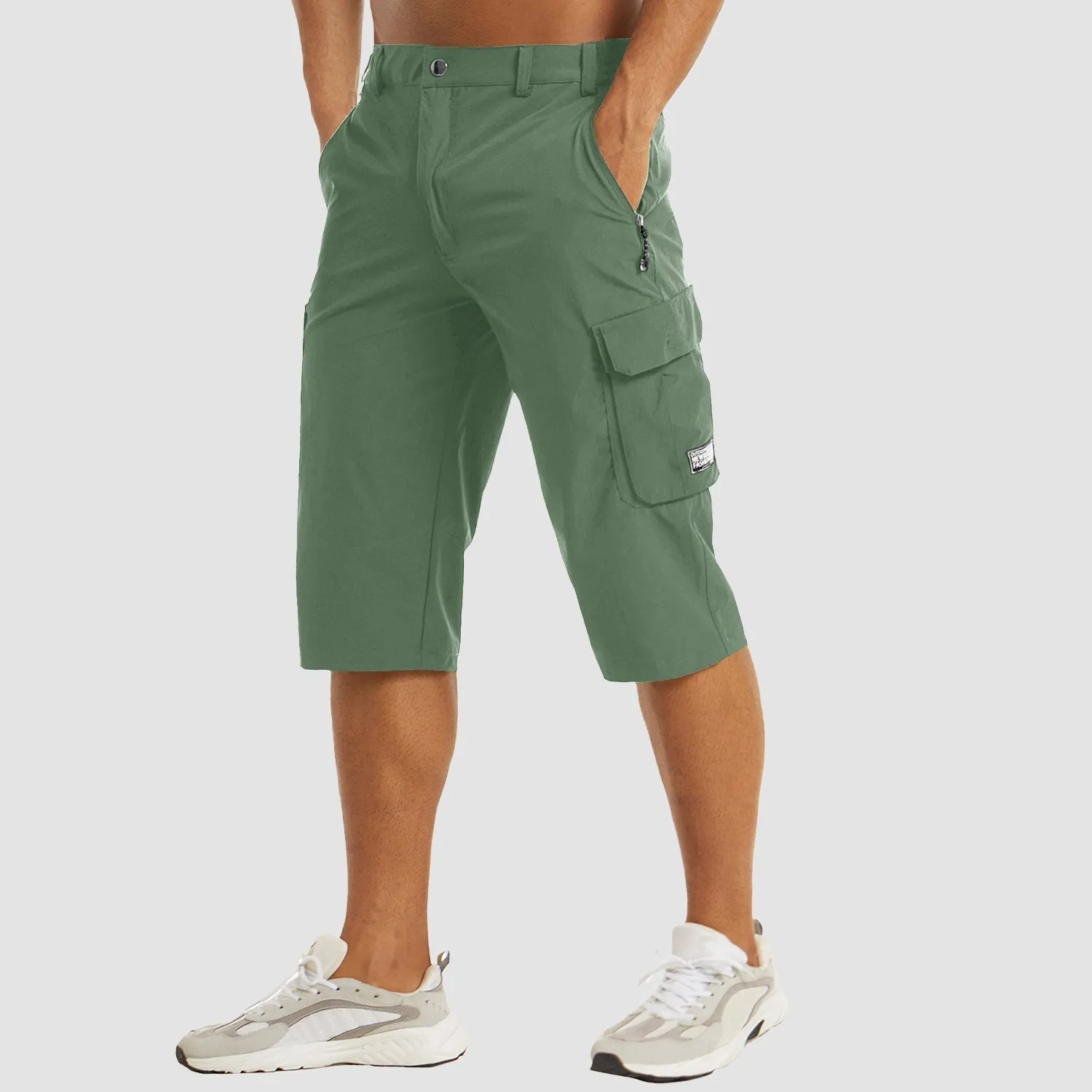 Men's Quick-Drying Cargo Shorts - Breathable Fabric, Multiple Pockets