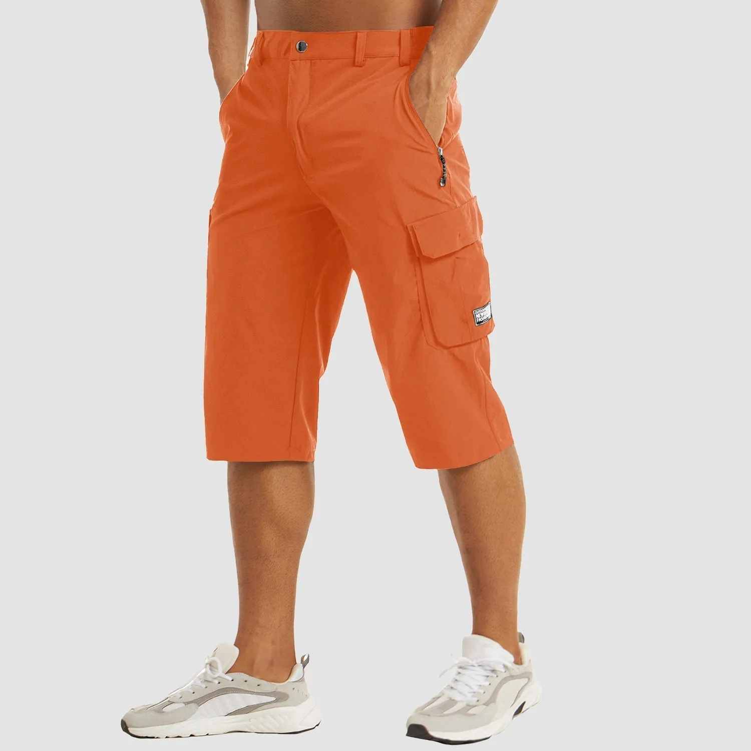 Men's Quick-Drying Cargo Shorts - Breathable Fabric, Multiple Pockets