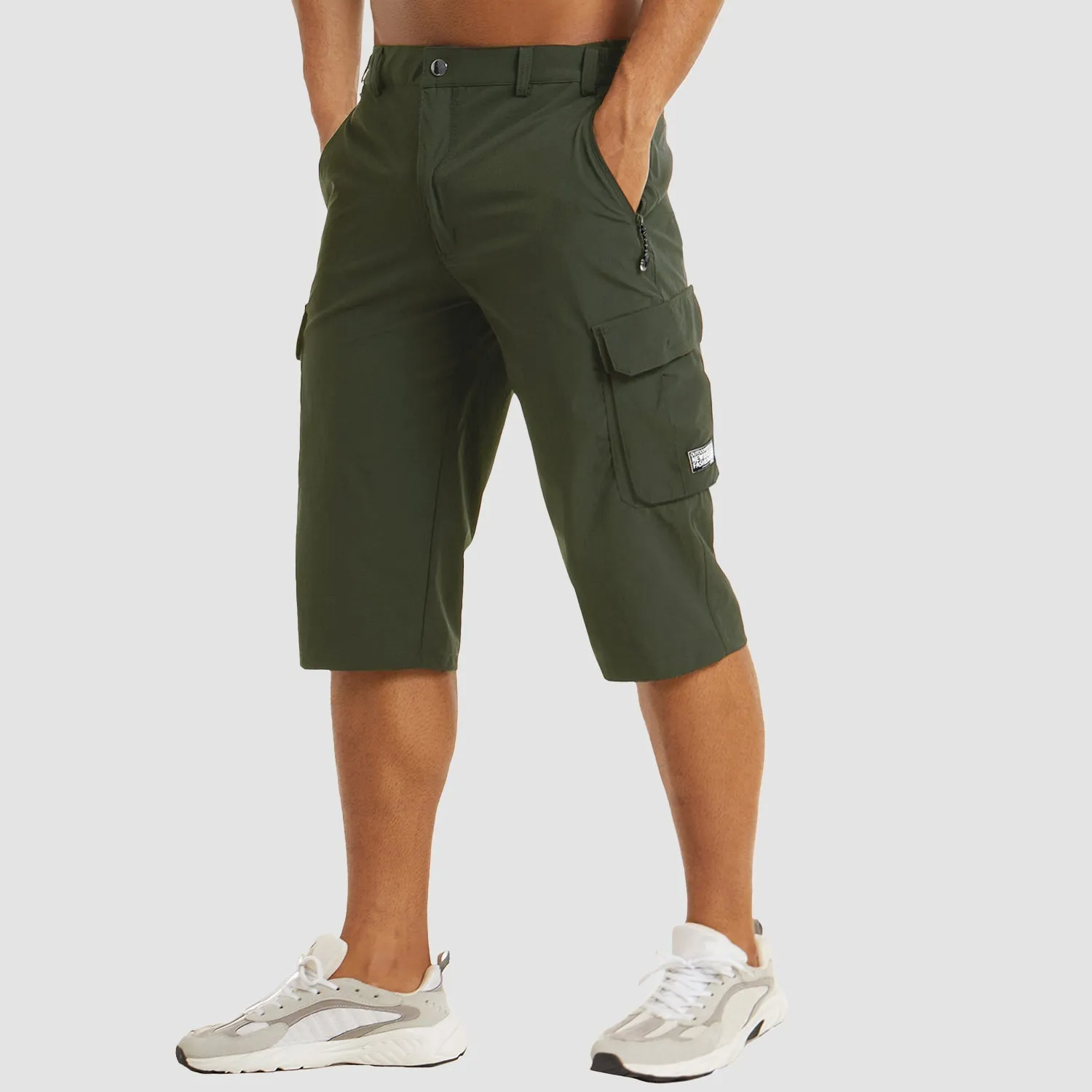 Men's Quick-Drying Cargo Shorts - Breathable Fabric, Multiple Pockets