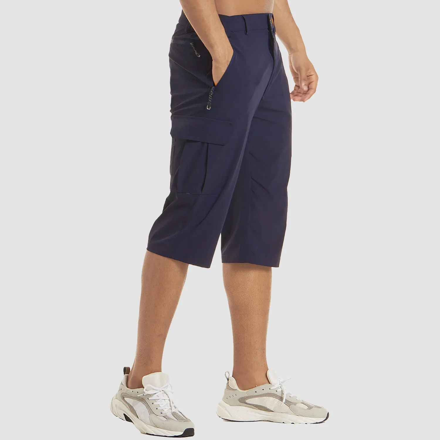 Men's Quick-Drying Cargo Shorts - Breathable Fabric, Multiple Pockets