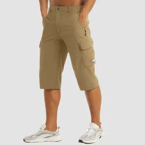 Men's Quick-Drying Cargo Shorts - Breathable Fabric, Multiple Pockets