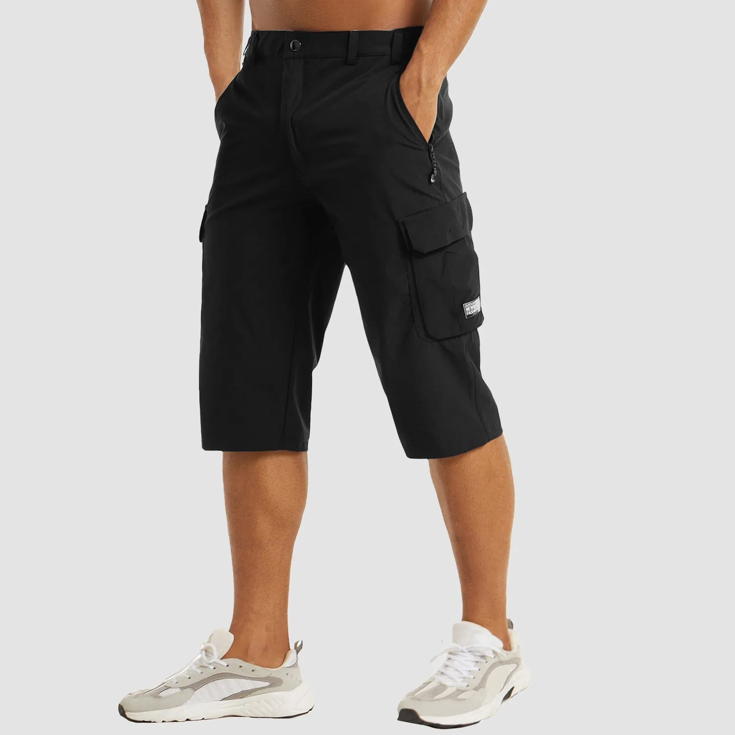 Men's Quick-Drying Cargo Shorts - Breathable Fabric, Multiple Pockets