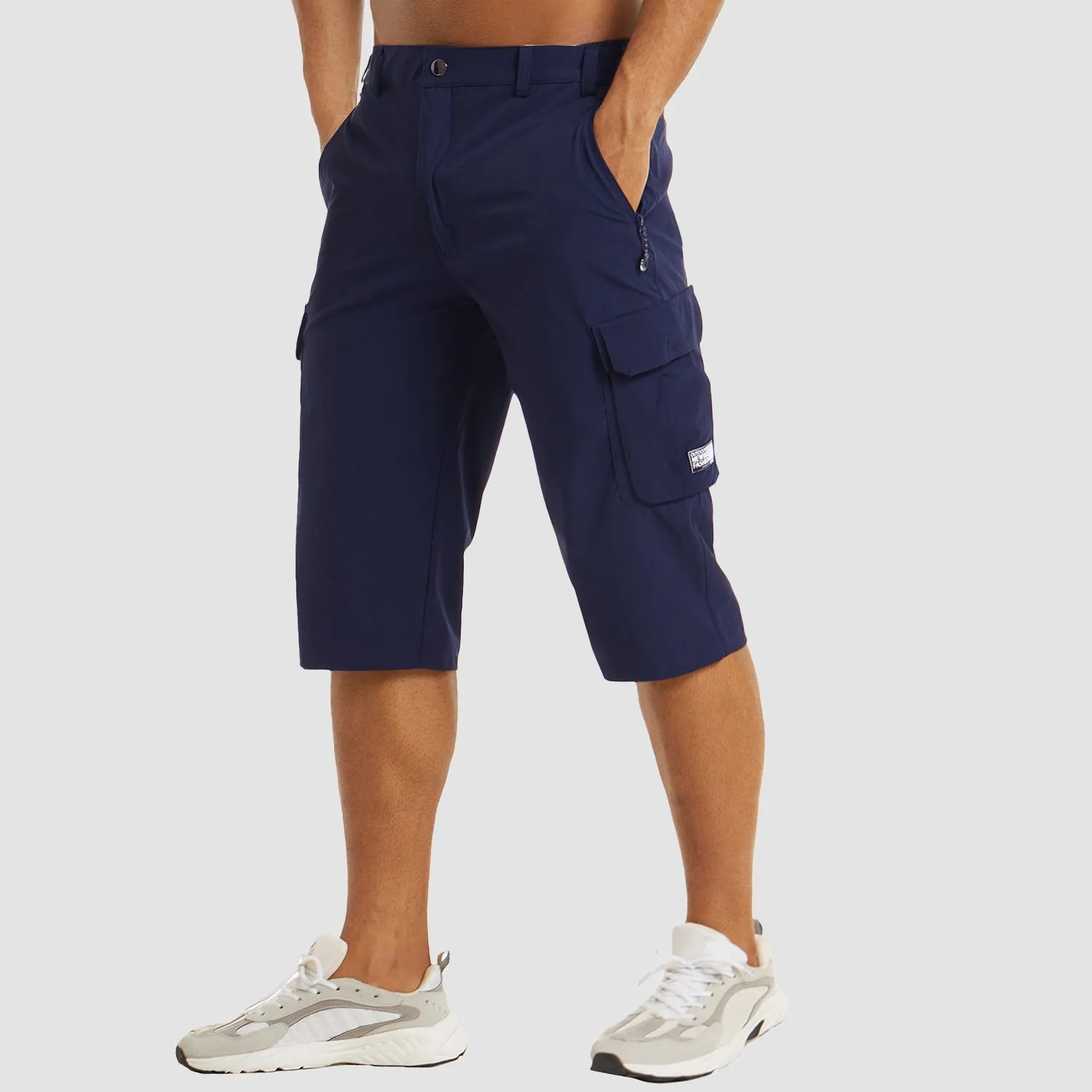 Men's Quick-Drying Cargo Shorts - Breathable Fabric, Multiple Pockets