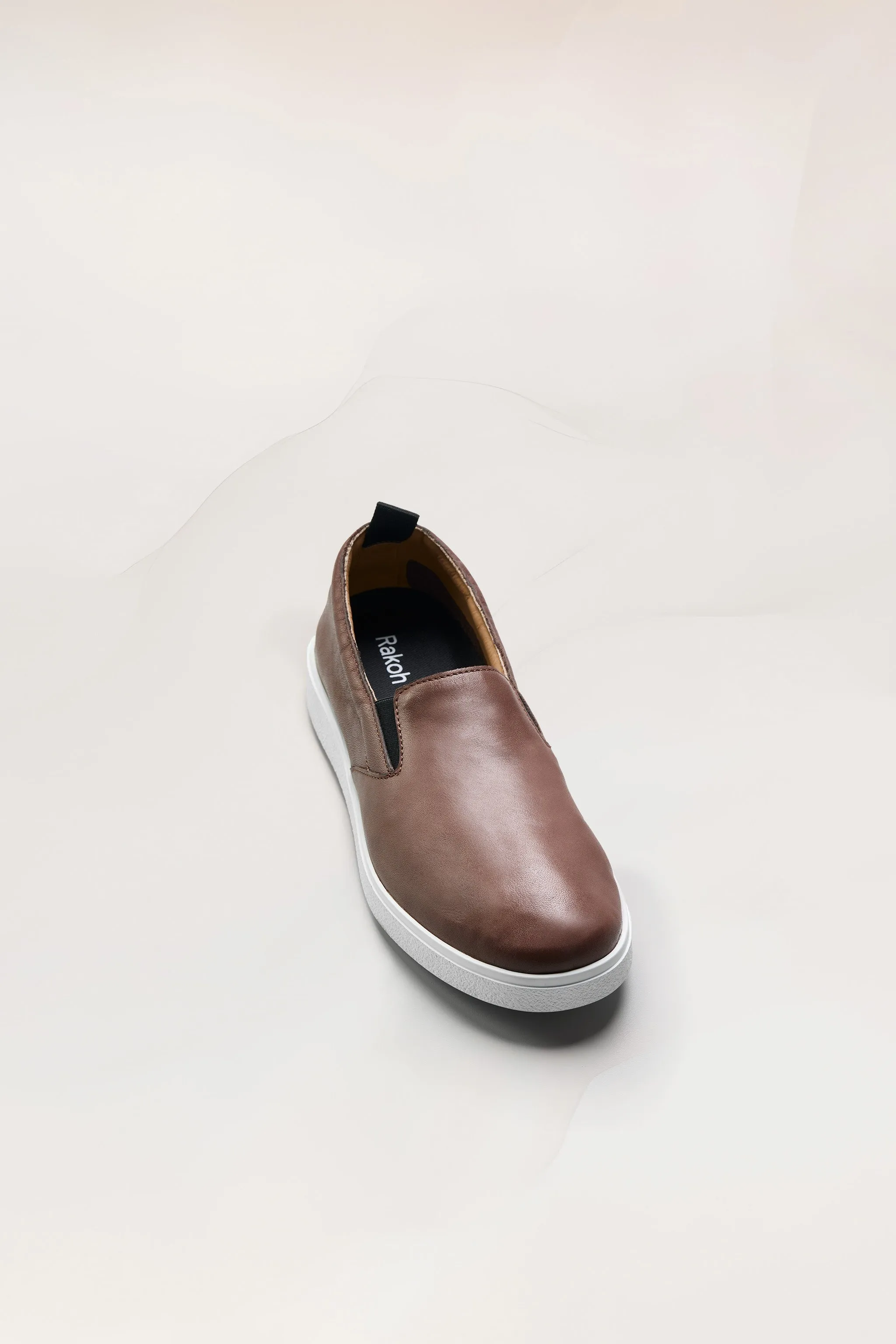 Mens Slip On Sneakers in Buewax Neuz Calf