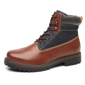 Men's Snow Winter Lace Up Boots Casual Comfortable Dress Boots for Men