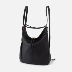 MERRIN Convertible Backpack BLACK