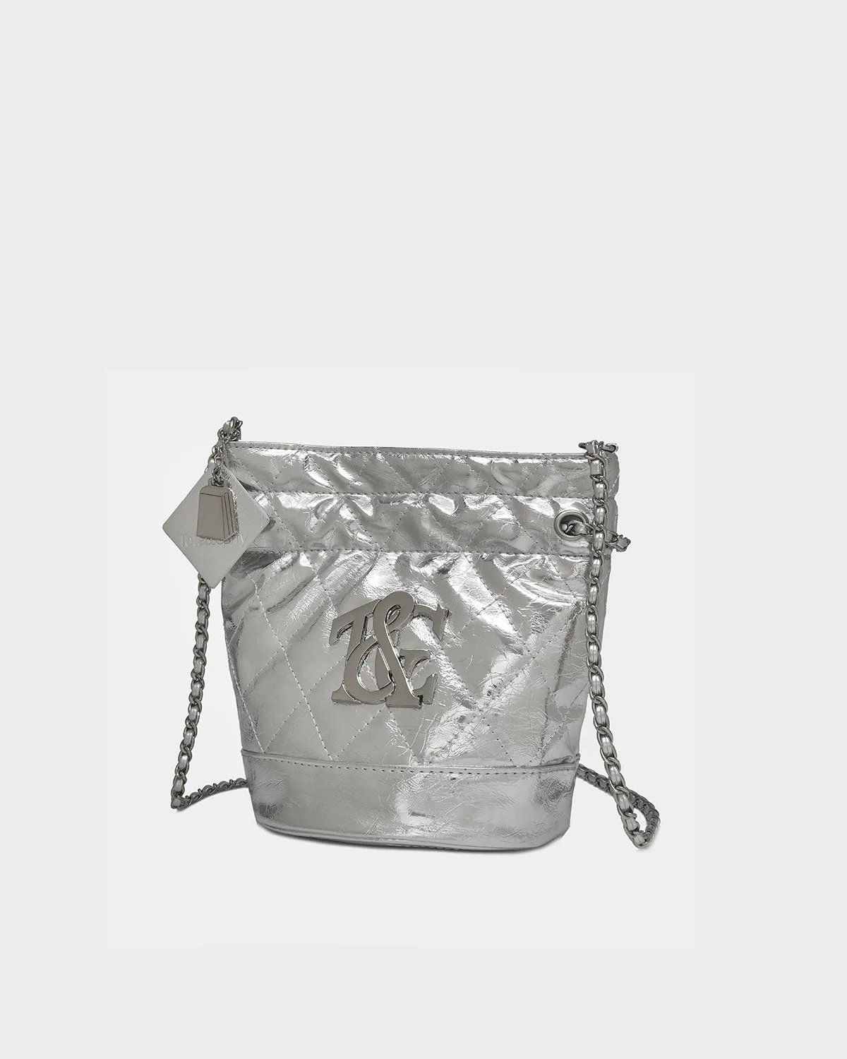 Metallic Magic Shoulder Bag in Silver