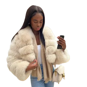 Mia™ | Zipped Mini Coat