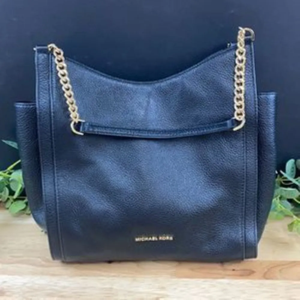 Michael Michael Kors Newbury Medium Chain Detailed Shoulder Bag