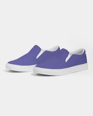 Midtone Blue Slip-On Canvas Sneakers | Men's | C80M80Y0K0