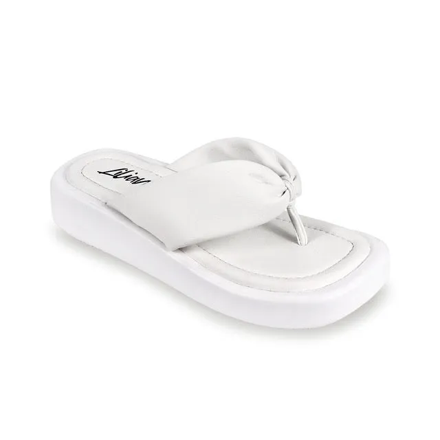 MILKY-1/2024 White Faux Leather