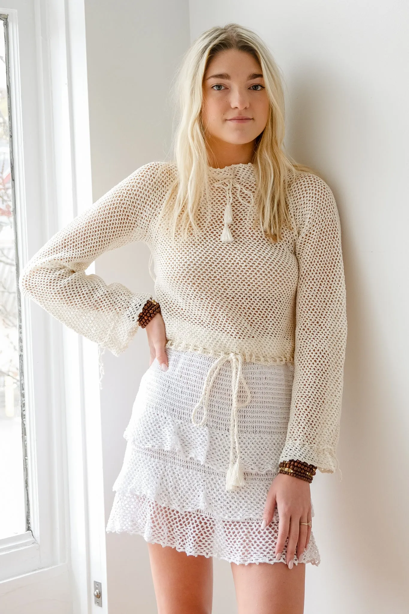 Mini-Mini Skirt in White