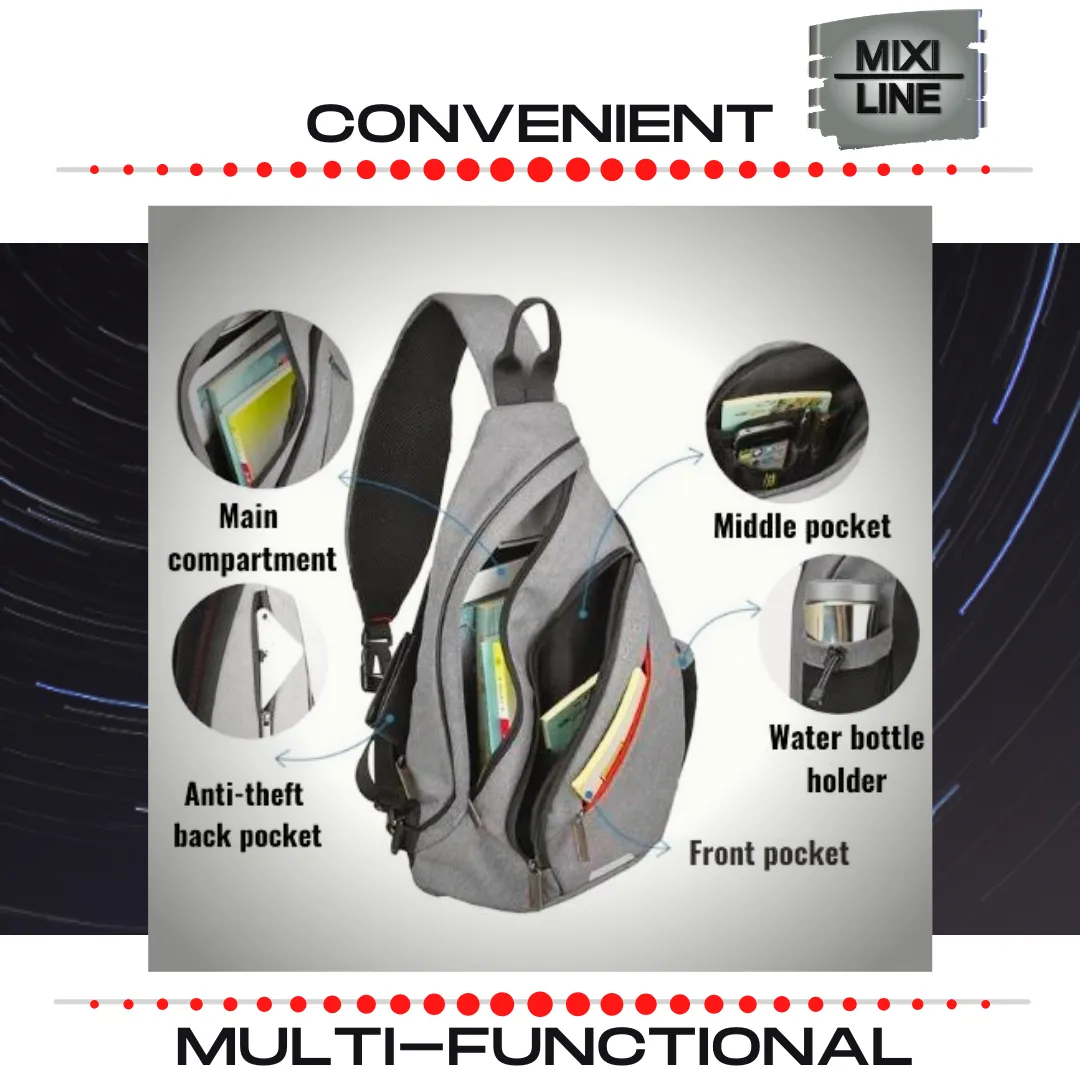 Mixi Sling Backpack with USB Port