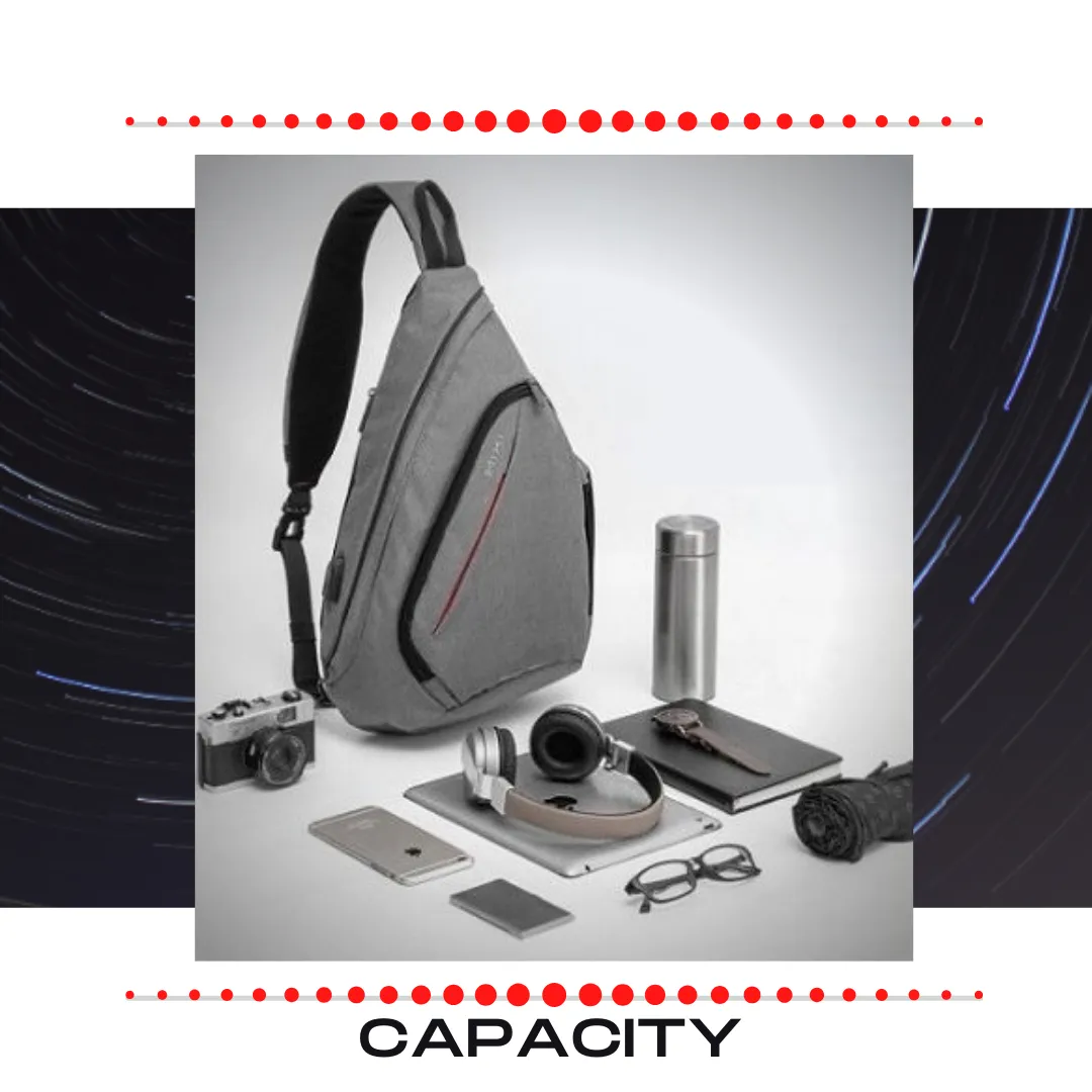 Mixi Sling Backpack with USB Port