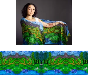 Monsoon Silk Shawl
