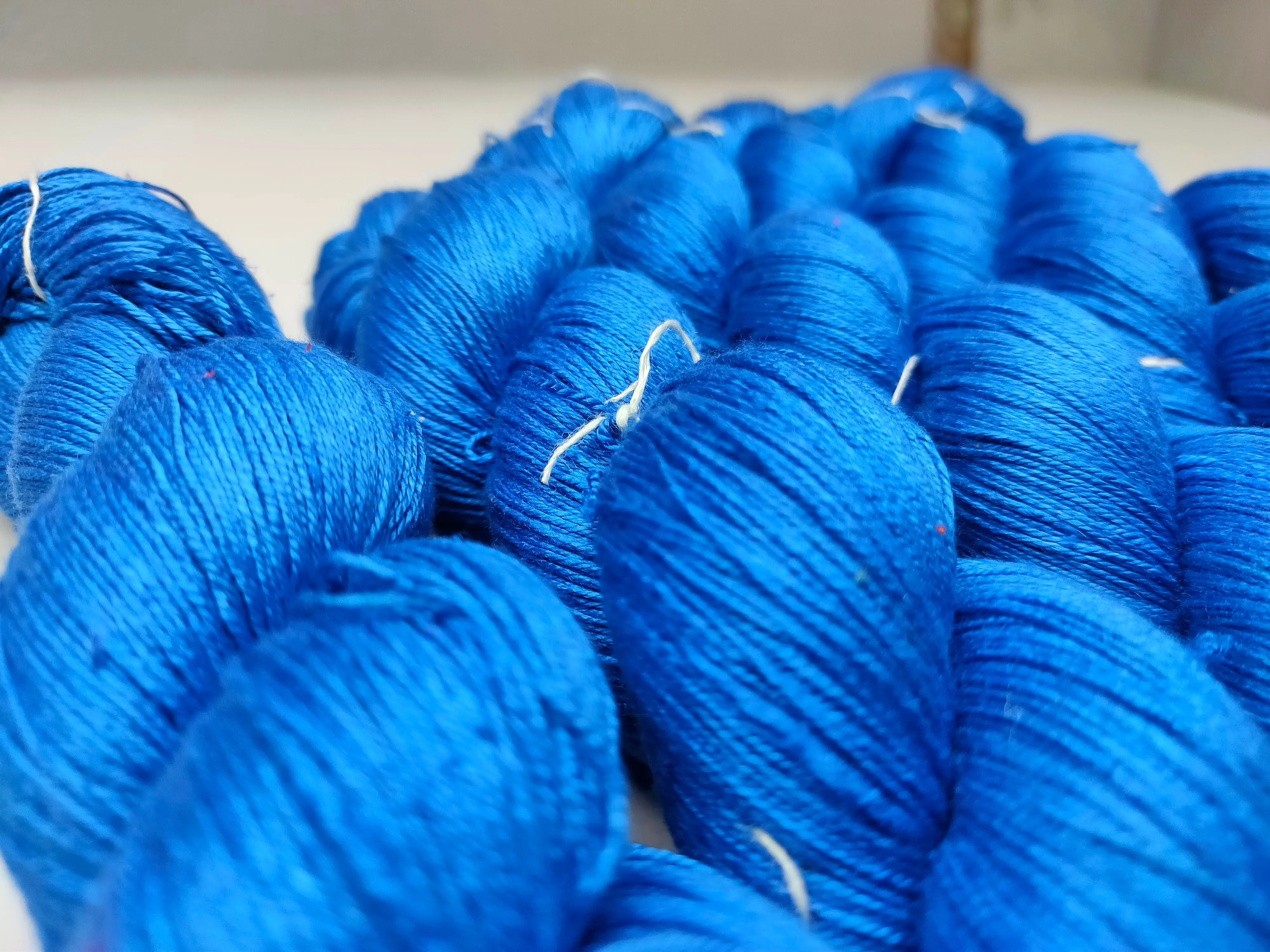Mulberry Silk Yarn - 600M/100Gr - Indigo