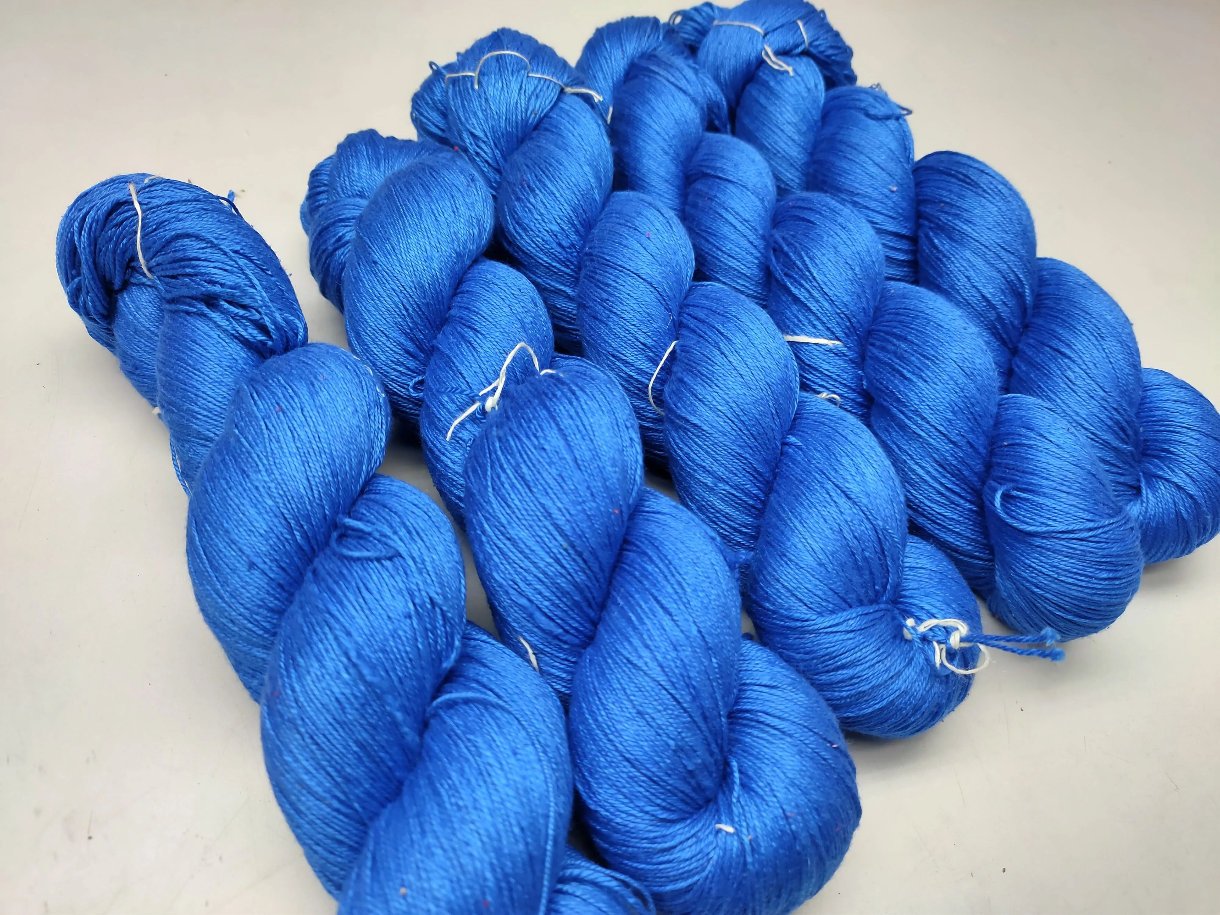 Mulberry Silk Yarn - 600M/100Gr - Indigo
