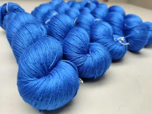 Mulberry Silk Yarn - 600M/100Gr - Indigo
