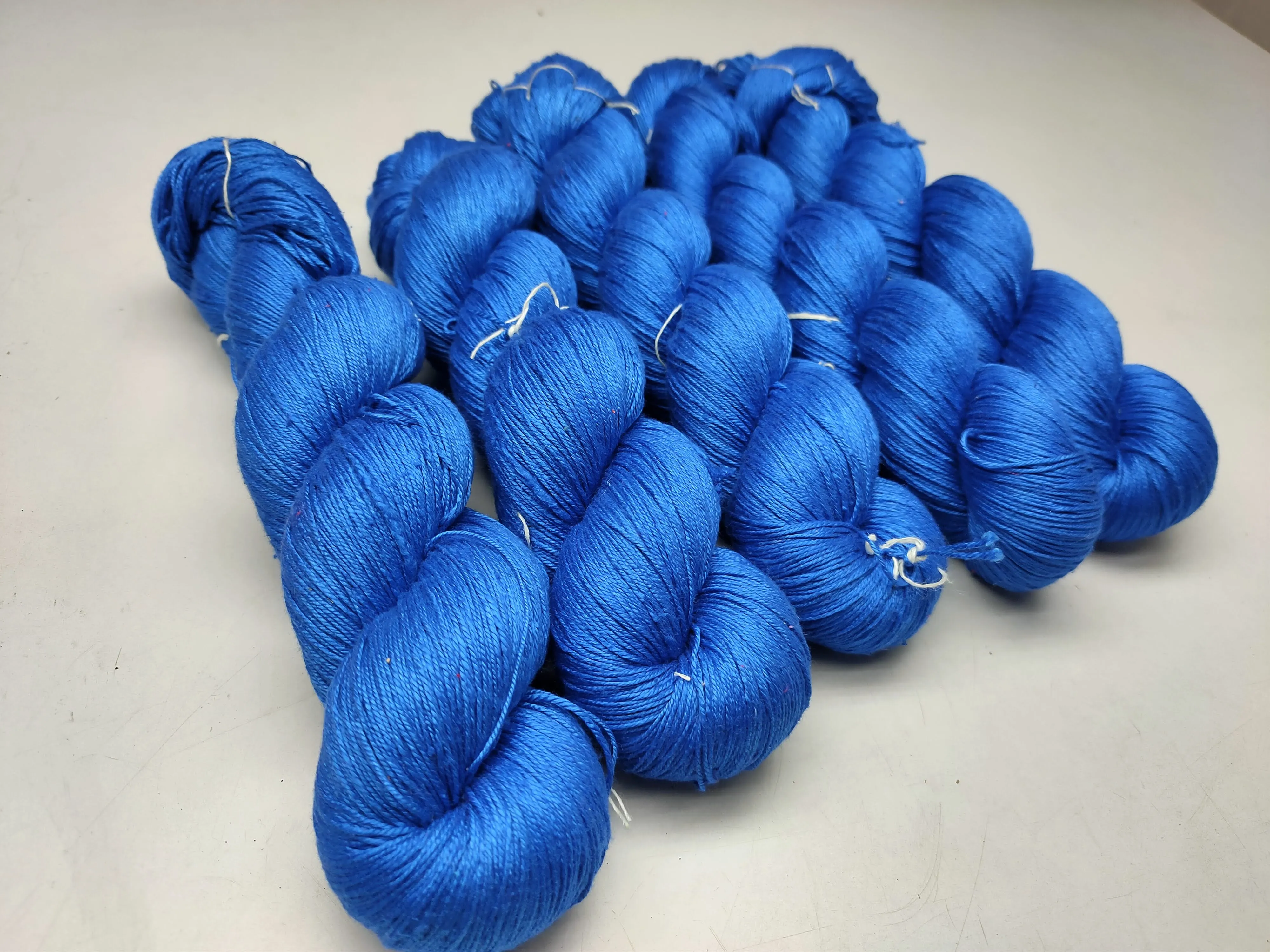 Mulberry Silk Yarn - 600M/100Gr - Indigo