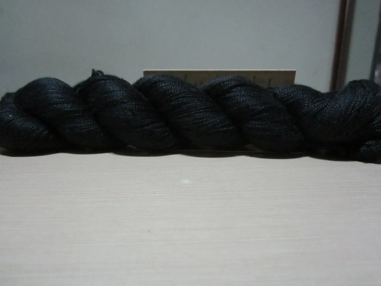 Mulberry Silk Yarn 900M/100Gr - Black