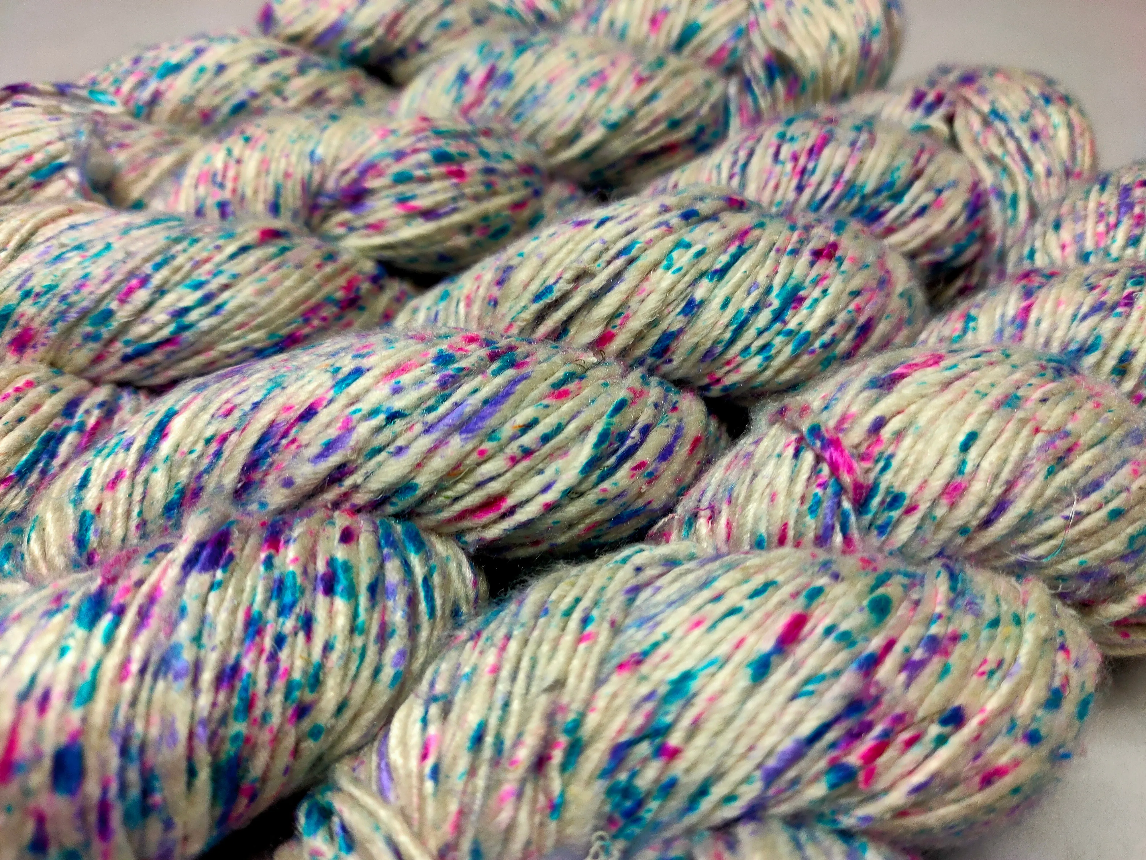 Mulberry Yarn Short Fiber - Blue Haze