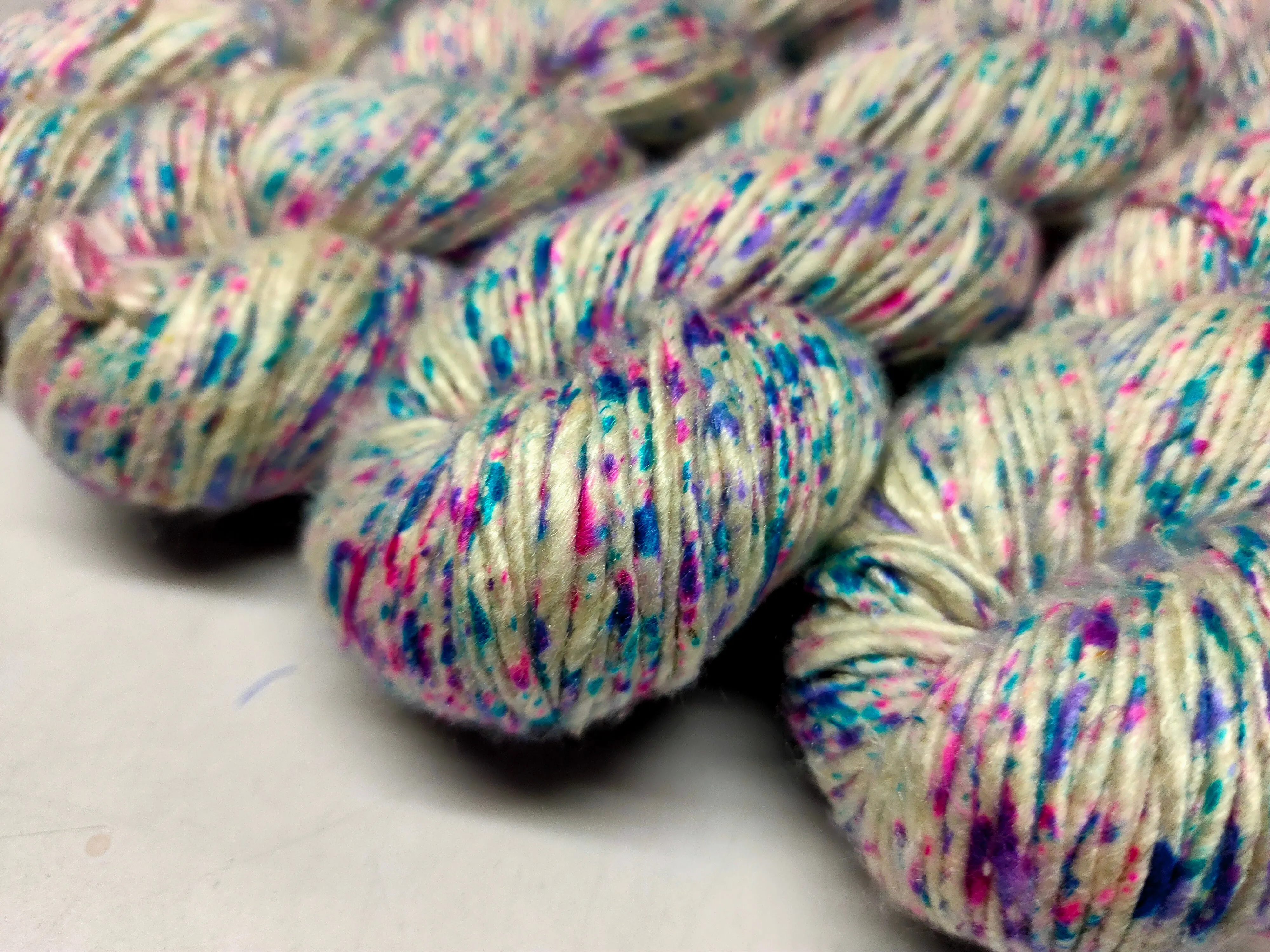 Mulberry Yarn Short Fiber - Blue Haze
