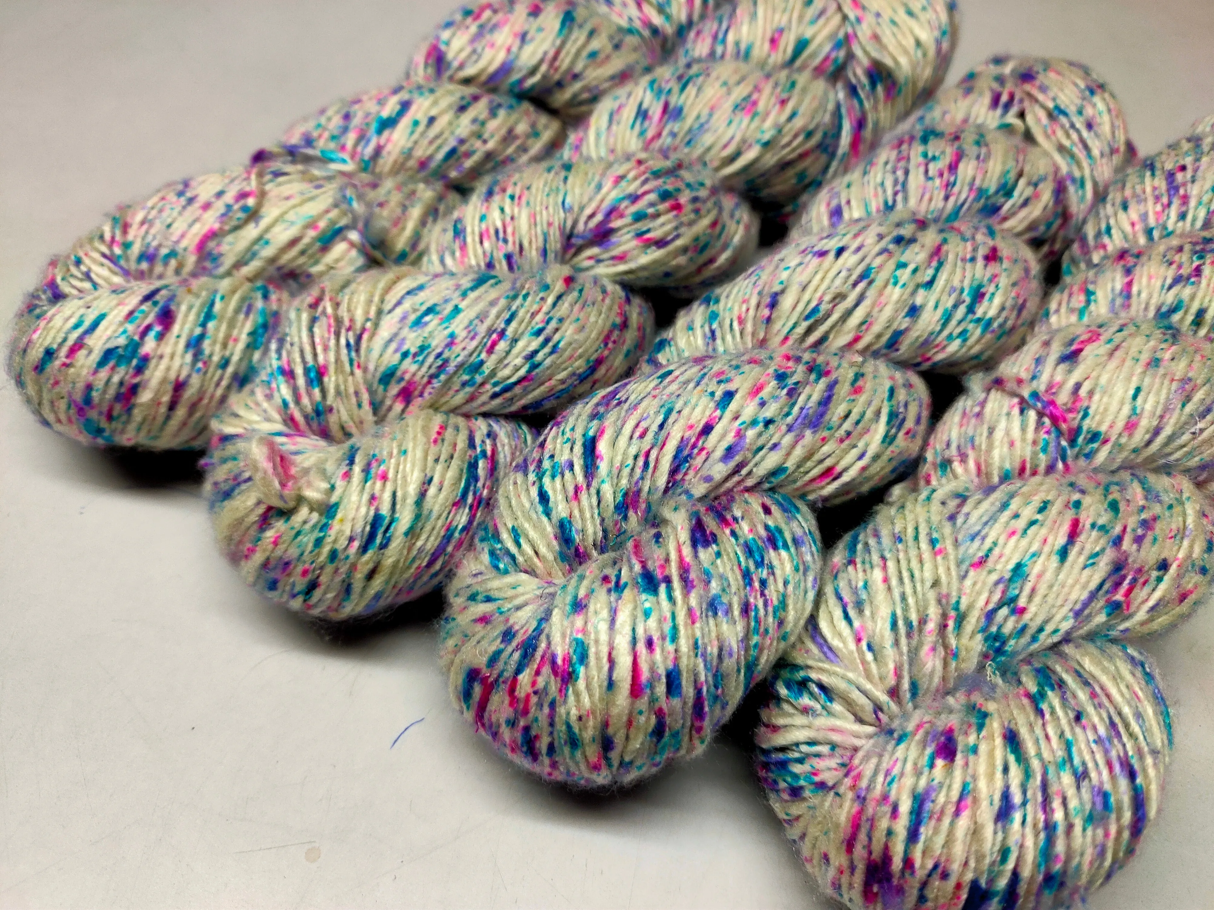 Mulberry Yarn Short Fiber - Blue Haze