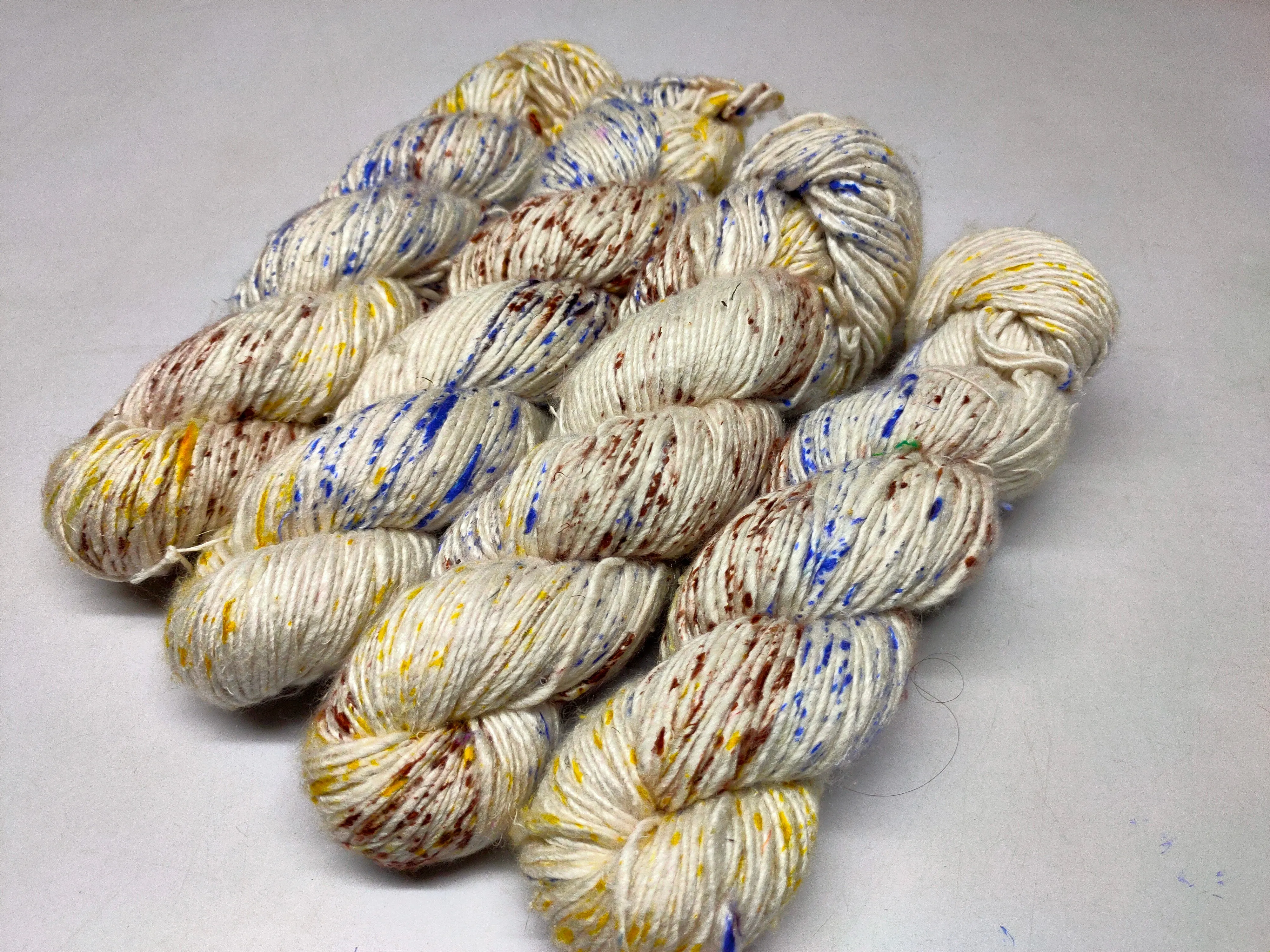 Mulberry Yarn Short Fiber - Choco Mango