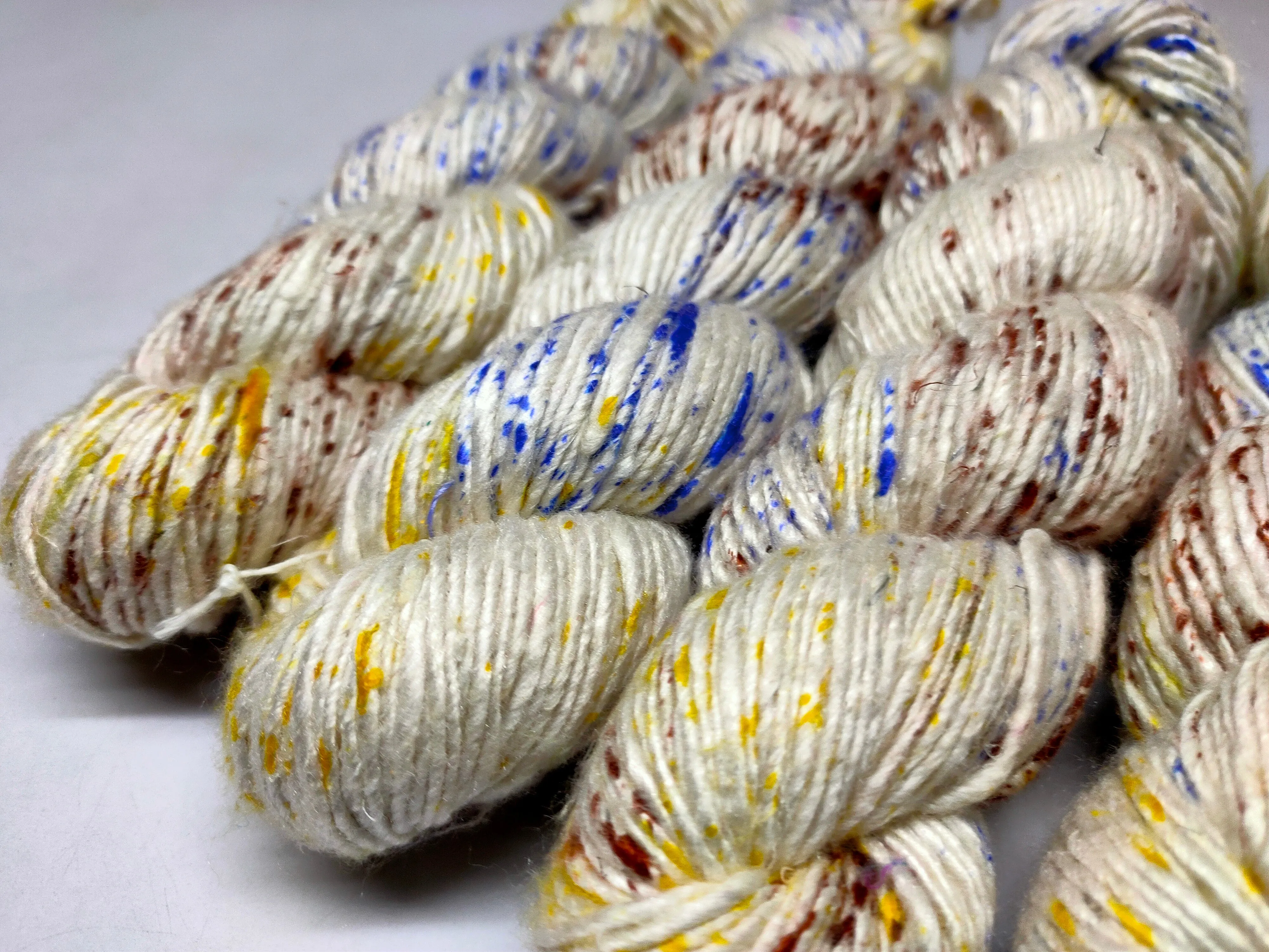 Mulberry Yarn Short Fiber - Choco Mango