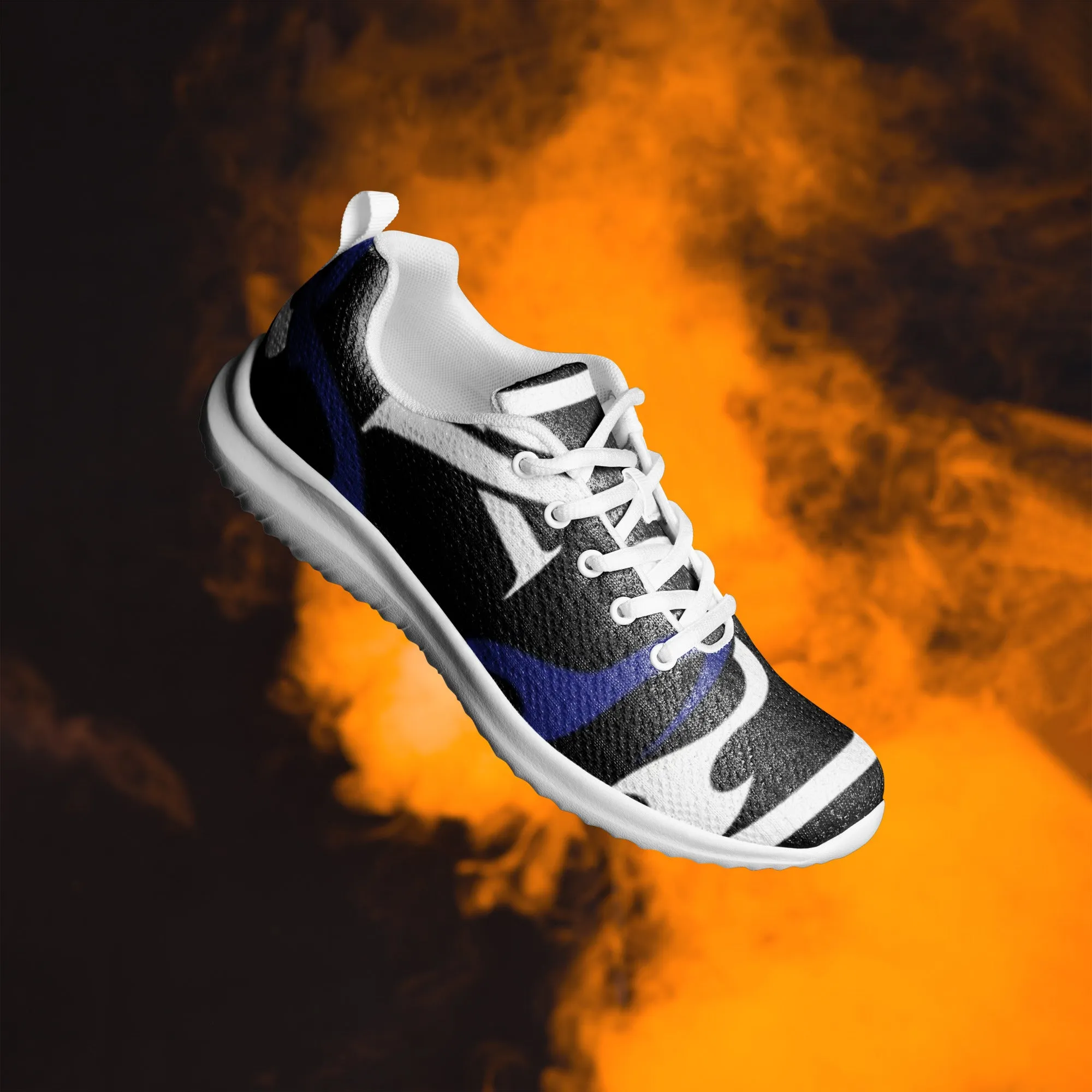 MyVybz Men’s Blue Flame Sneakers