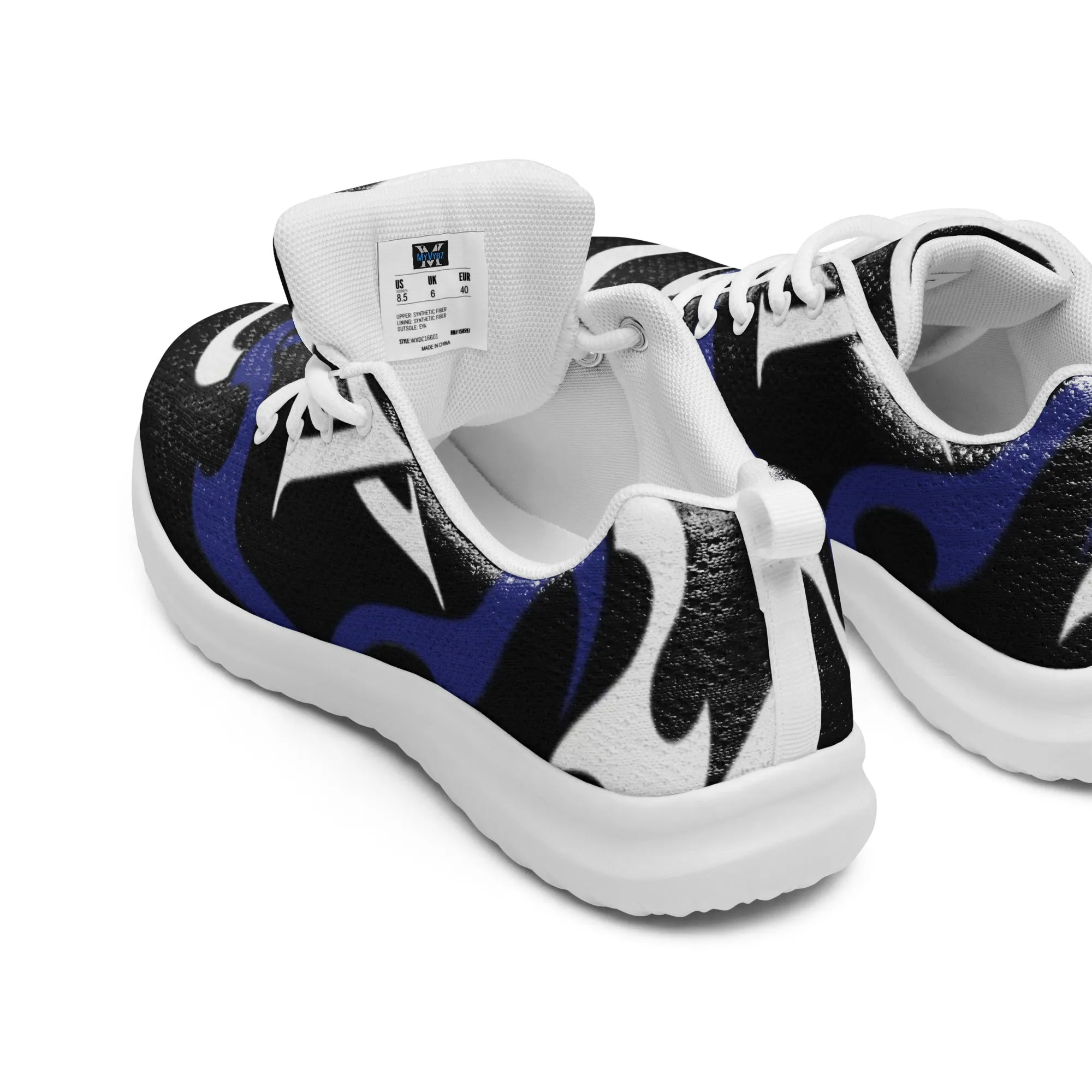 MyVybz Men’s Blue Flame Sneakers