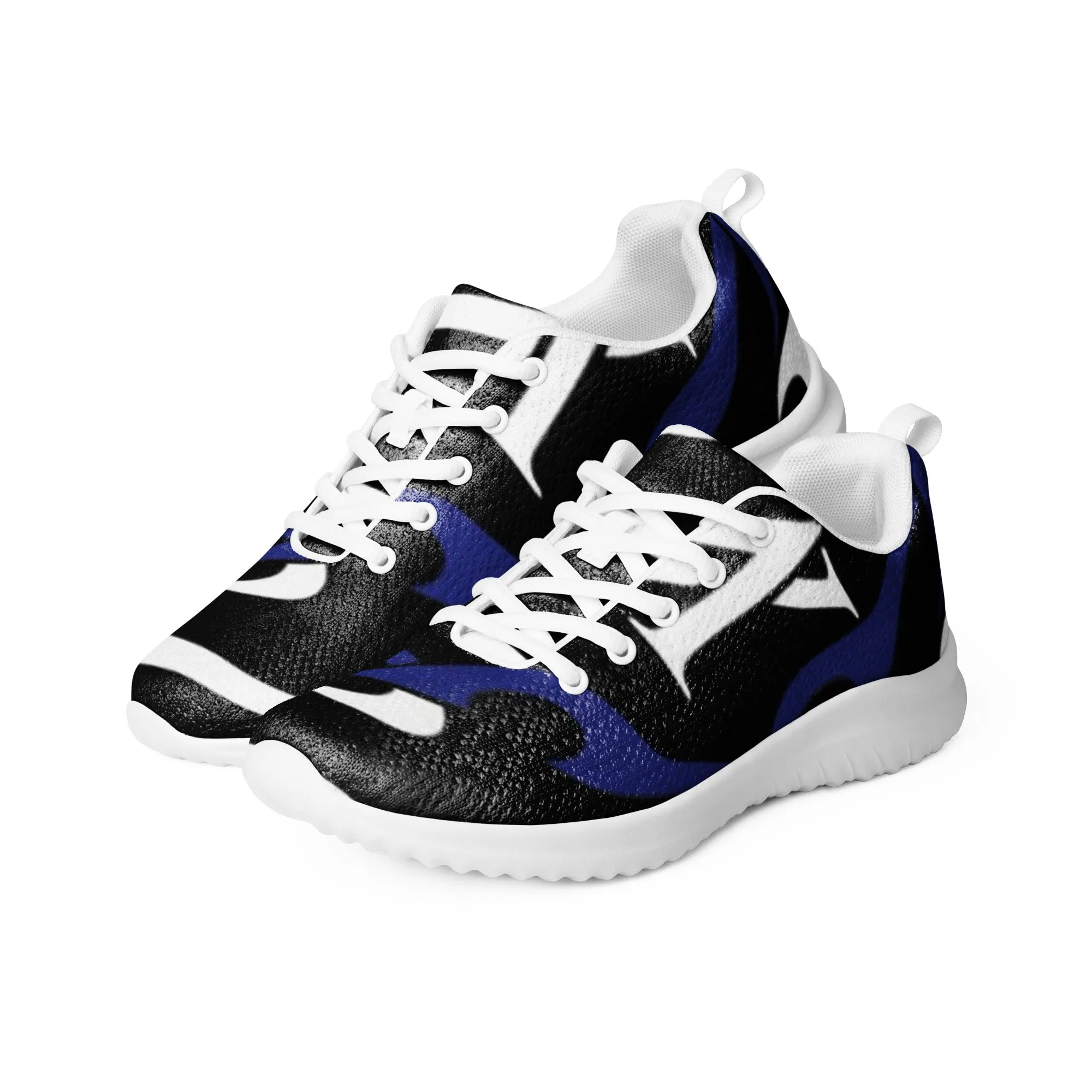 MyVybz Men’s Blue Flame Sneakers