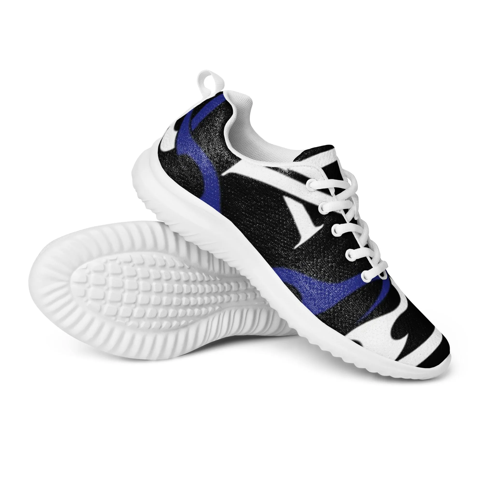 MyVybz Men’s Blue Flame Sneakers