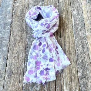 NATURAL VISCOSE SCARF/SARONG 70X180CM