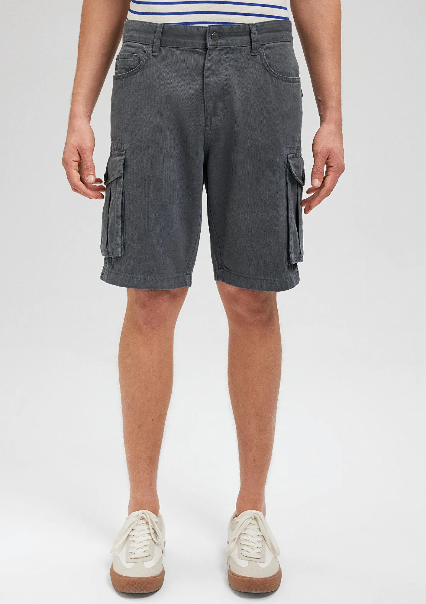 Navy Cargo Shorts