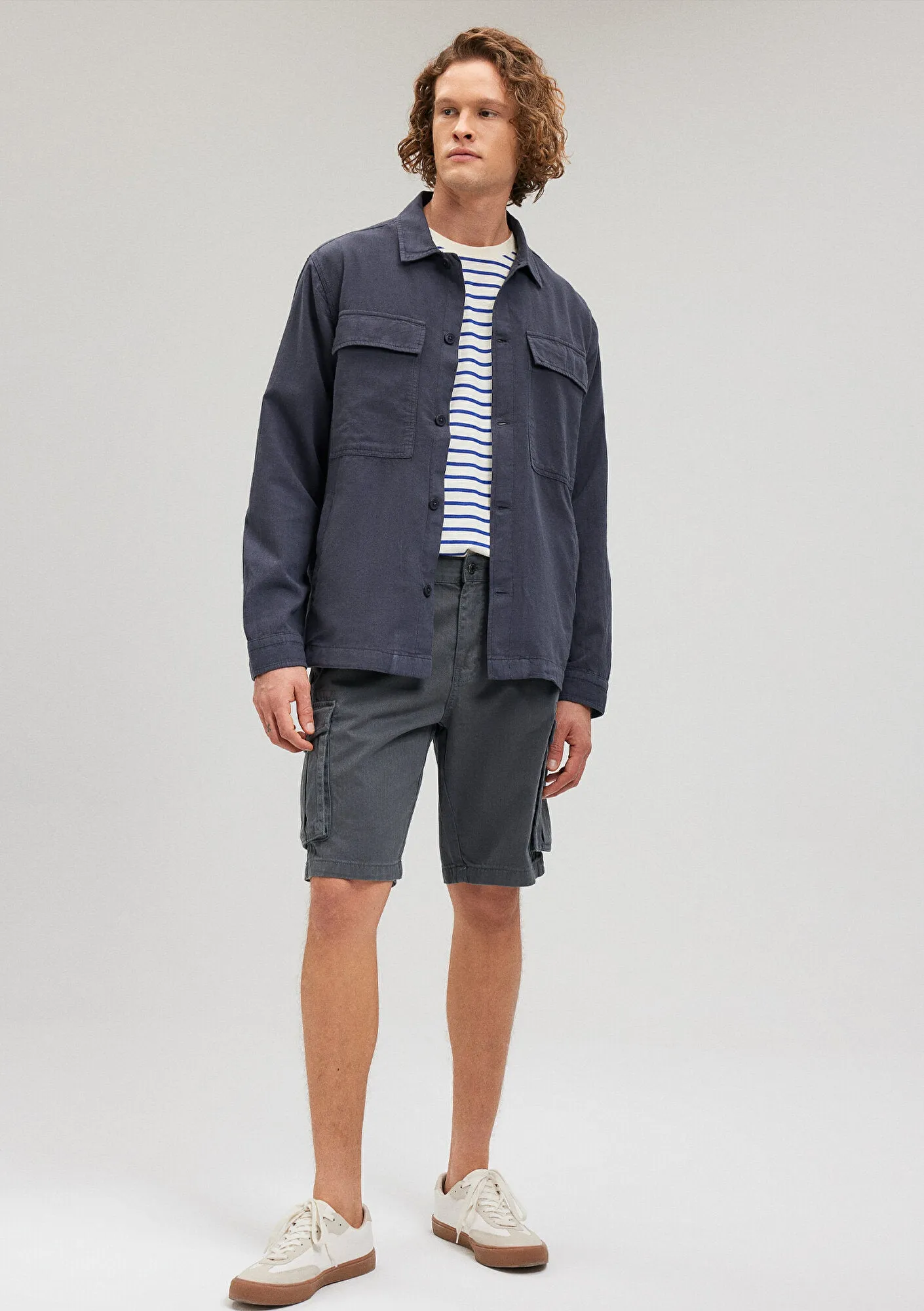 Navy Cargo Shorts