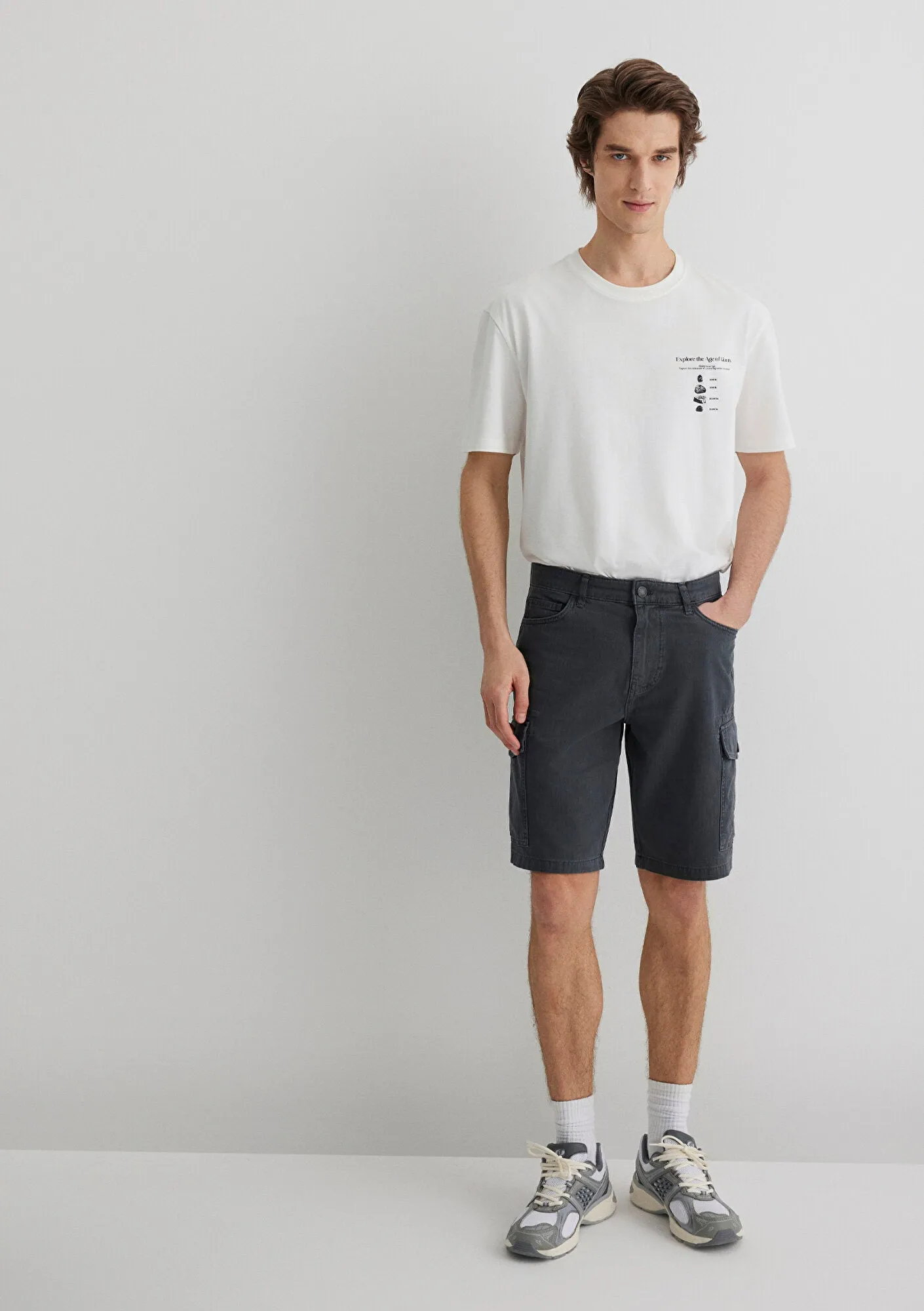 Navy Cargo Shorts