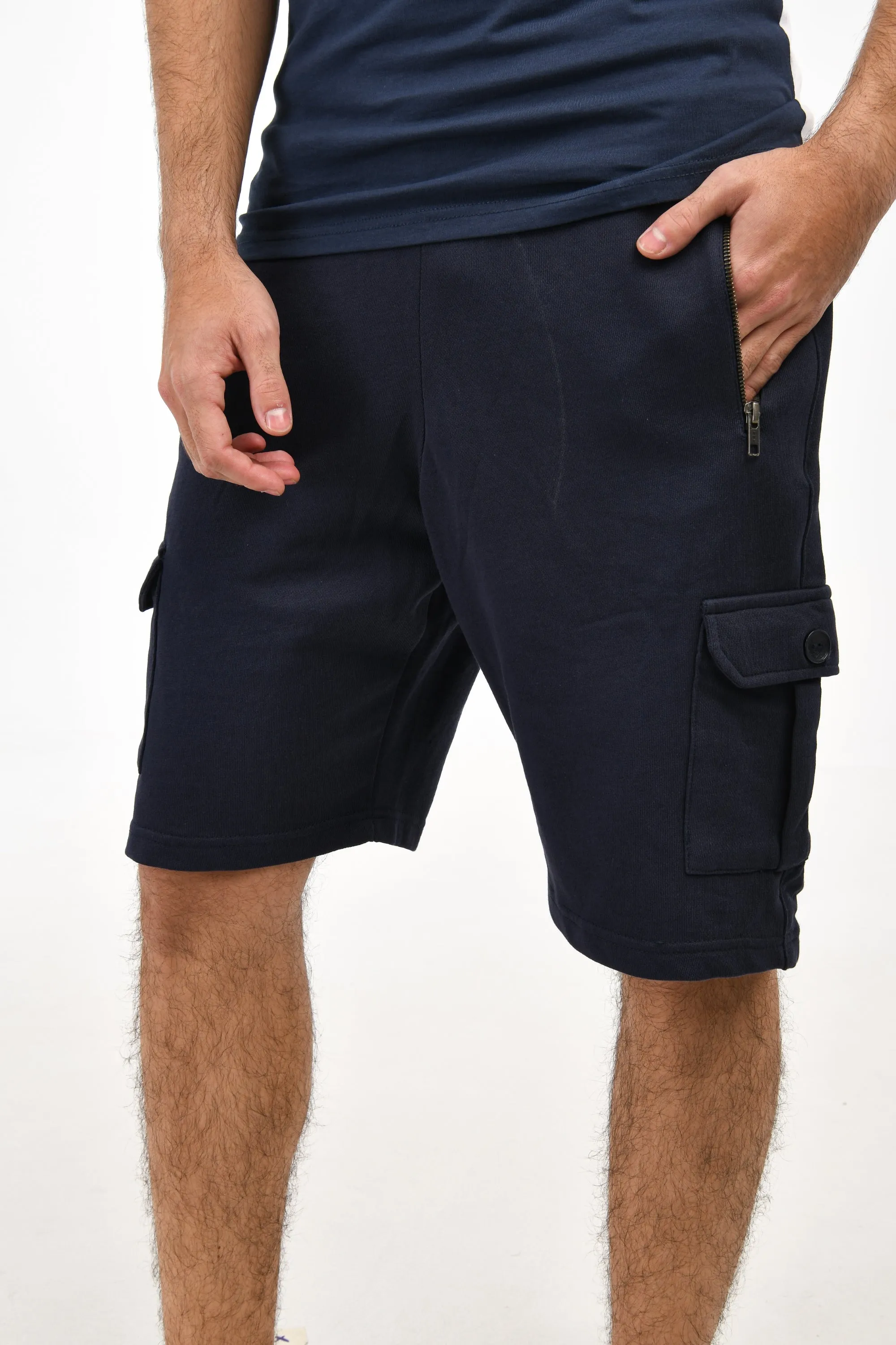 Navy Cargo Shorts